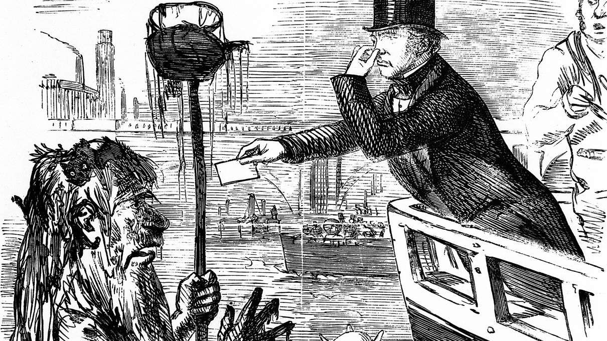 Что такое смрад. Великое зловоние 1858. Великое лондонское зловоние. Великая вонь 1858 года в Лондоне. Темза великое зловоние.